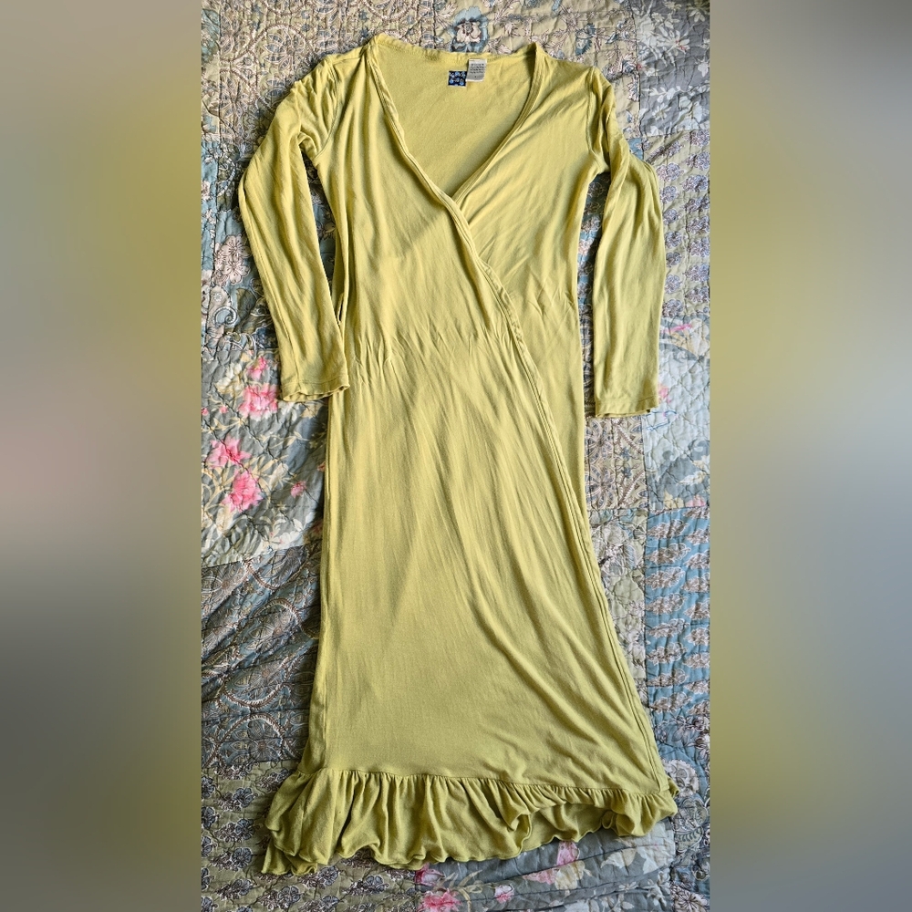 Kickee Pants Bamboo Ruffle Robe Women's Size Small (2-4)